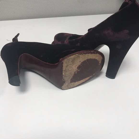 Saint Laurent Velvet heels - Picture 3 of 6